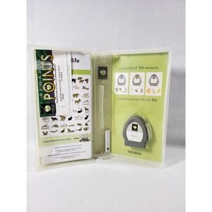Cricut Lite Wildlife Cartridge – Complete w/ Case, Keypad Overlay & Inserts